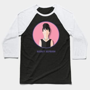 Audrey Hepburn Baseball T-Shirt